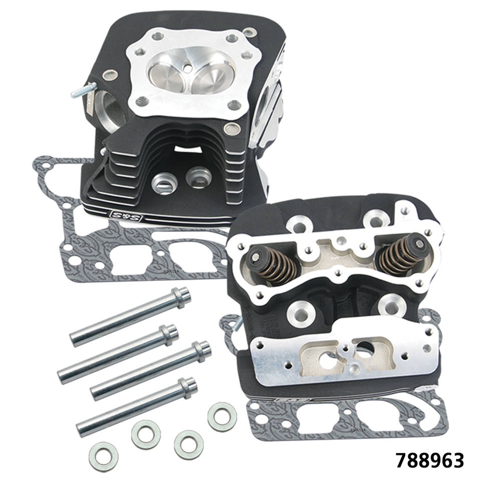 S&S SUPER STOCK CYLINDER HEADS FOR 1999-2005 TWIN CAM - view 1
