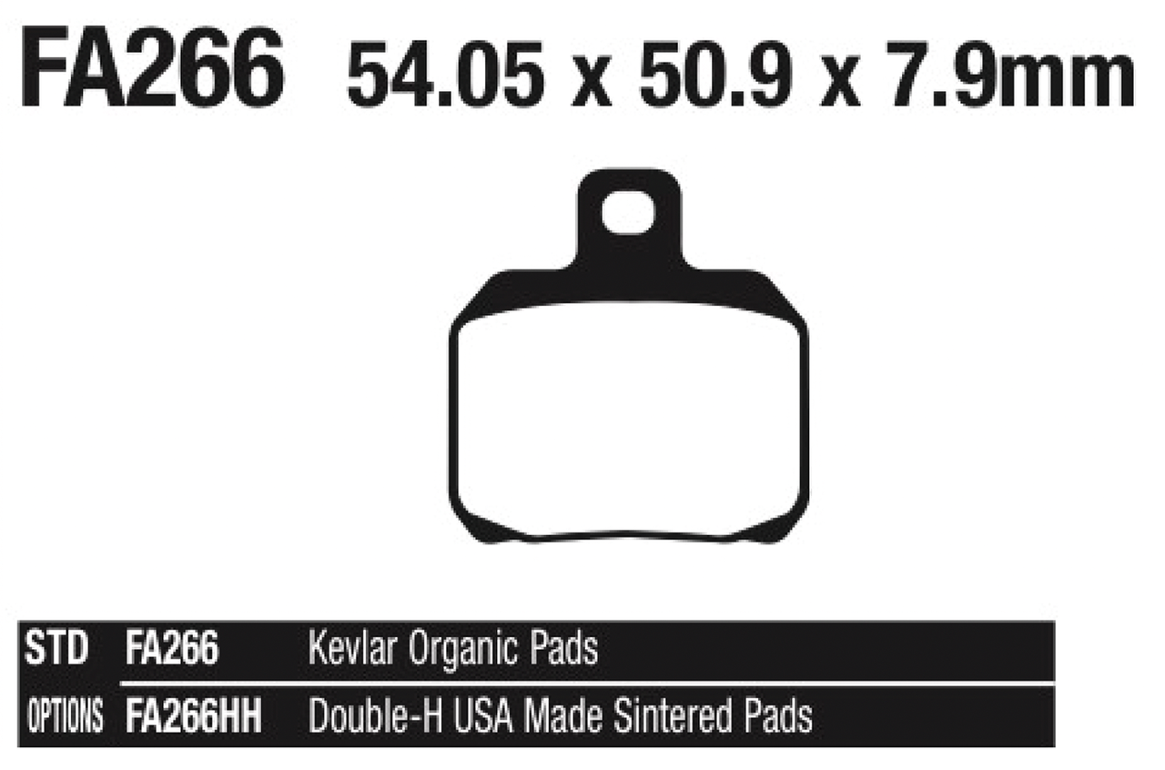 EBC REAR DISC BRAKE PADS - view 1 Main image