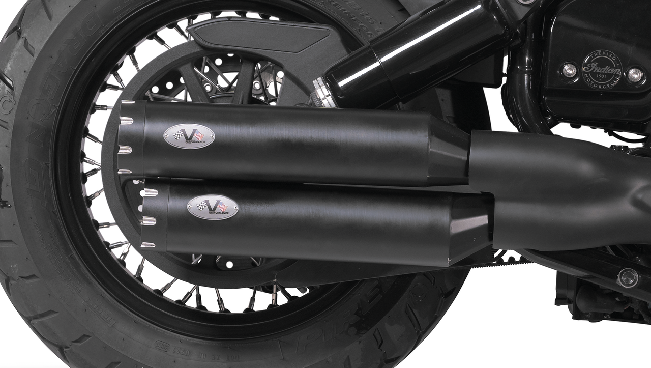 V-PERFORMANCE SLIP-ON MUFFLERS FOR 2022 TO PRESENT INDIAN CHIEF AND SUPER CHIEF - view 1