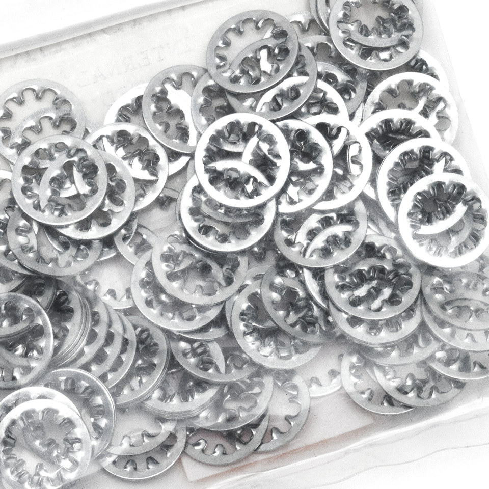 INTERNAL AND EXTERNAL LOCK WASHERS - view 1