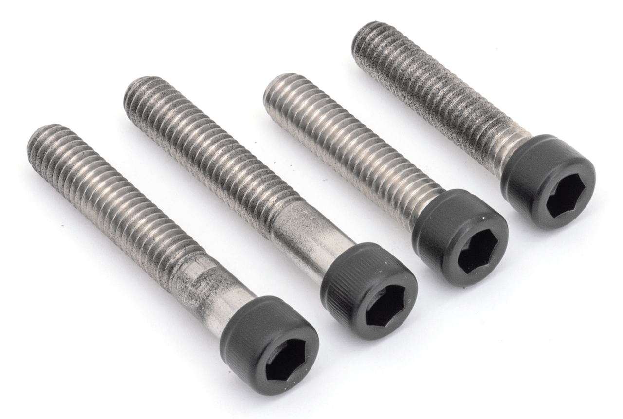 BLACK STAINLESS STEEL HANDLEBAR TOP CLAMP SCREW - view 1