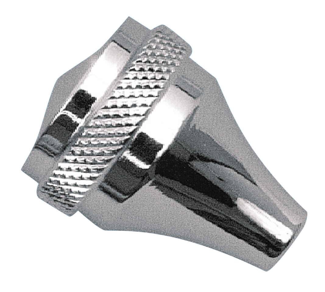 CHROME KNURLED CHOKE KNOB - view 1