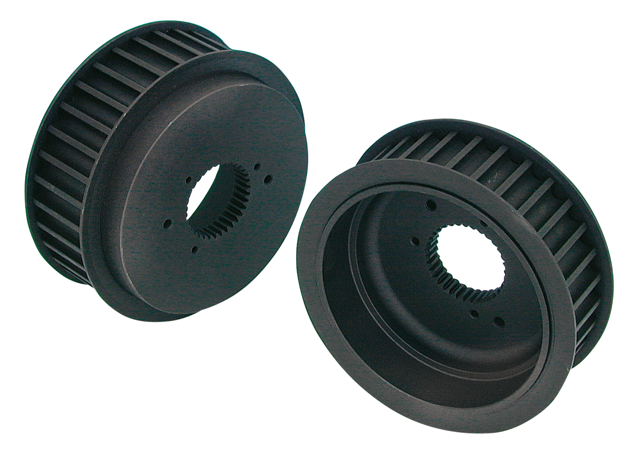 OFF-SET FINAL DRIVE PULLEYS - view 2
