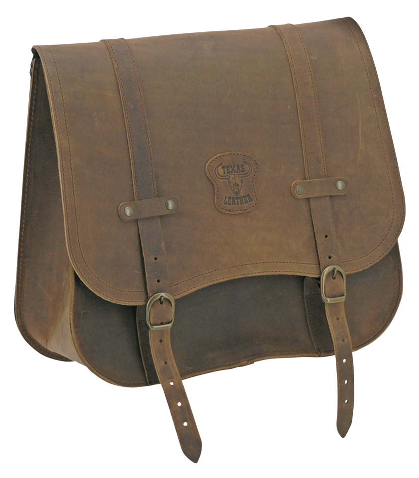 TEXAS LEATHER SIDE SADDLEBAG - view 1 Main image