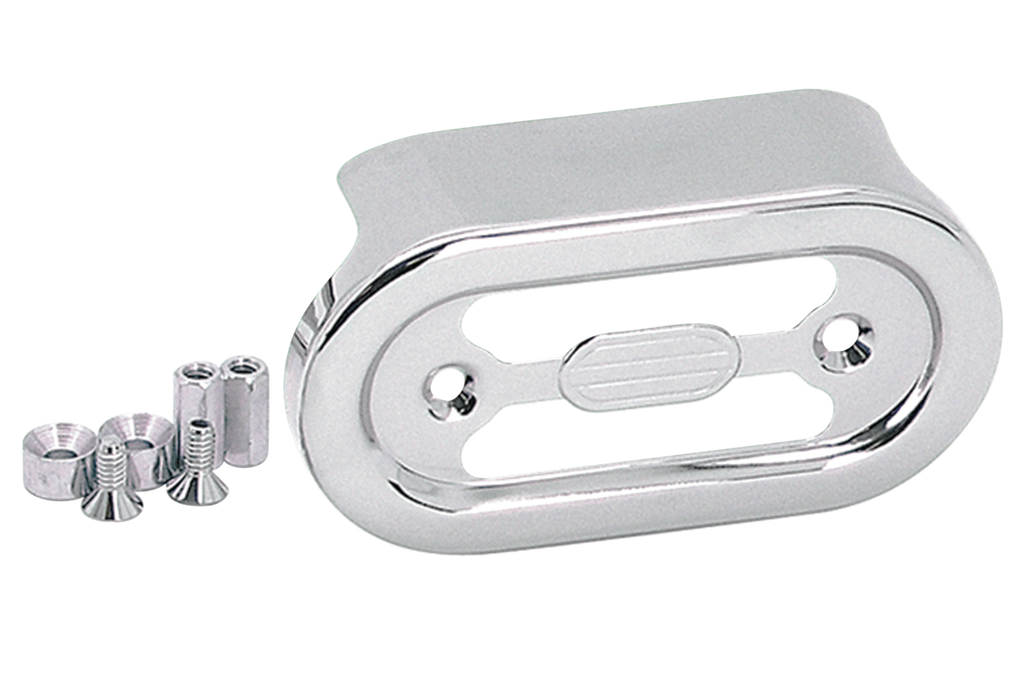 CHROME PLATED OVAL SHAPED REGULATOR COVERS - view 1