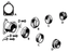 MANIFOLD PARTS FOR 45CI, EARLY OHV & SIDE VALVE MODELS - view 1