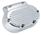 CHROME PLATED FINNED TRANSMISSION SIDE COVER - view 1