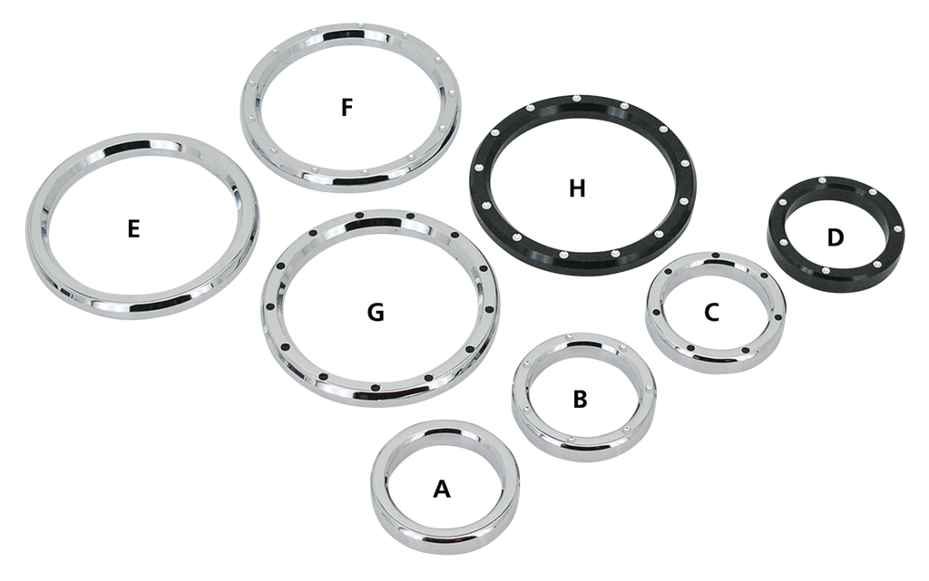 BILLET ALUMINUM GAUGE BEZELS - view 3