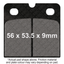 EBC REAR DISC BRAKE PADS - view 1