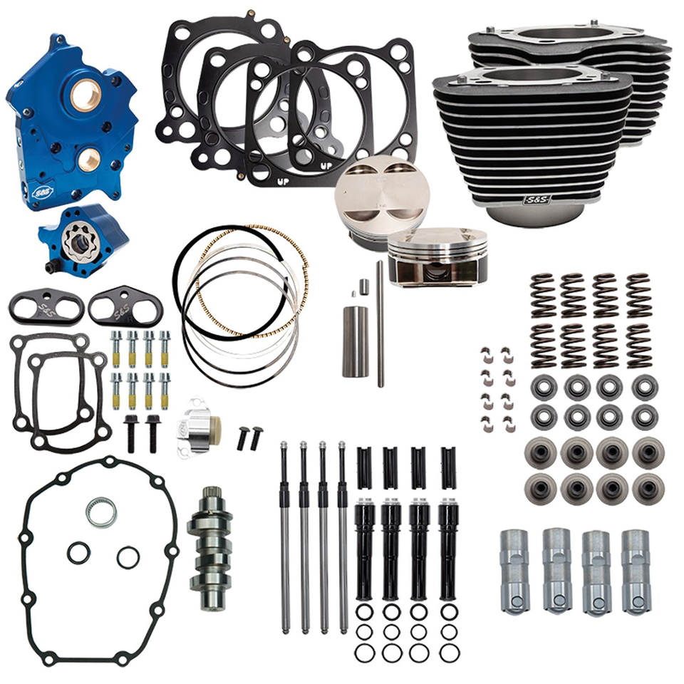 S&S 124CI, 128CI, 129CI & 132CI POWER PACKAGES FOR MILWAUKEE EIGHT - view 1