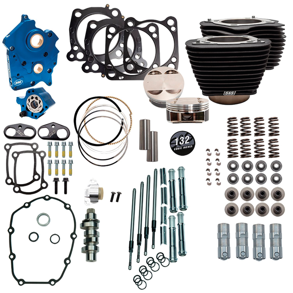 S&S 124CI, 128CI, 129CI & 132CI POWER PACKAGES FOR MILWAUKEE EIGHT - view 1