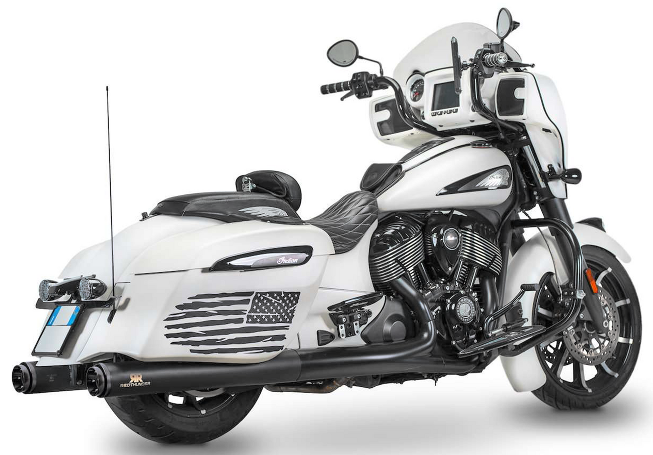 REDTHUNDER SLIP-ON MUFFLERS FOR CHIEFTAIN, CHALLENGER, ROADMASTER, SPRINGFIELD & PURSUIT - view 3