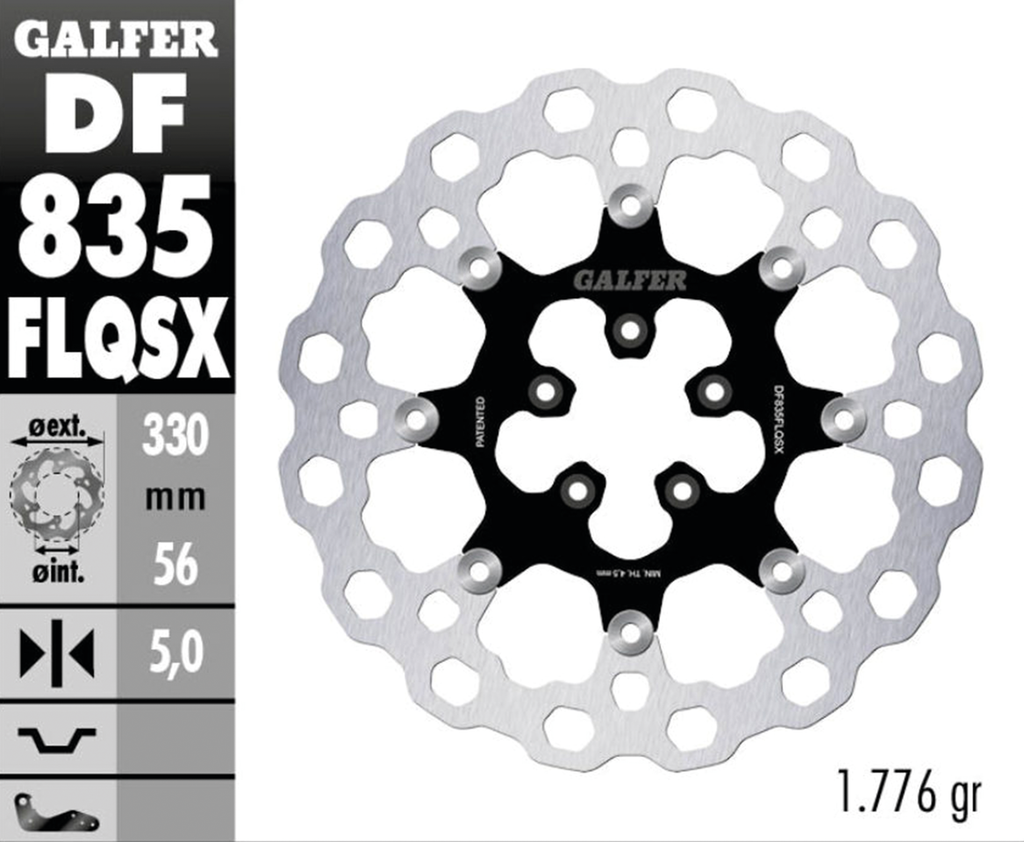 GALFER "BIG CUBIQ" DISC BRAKE ROTORS - view 2