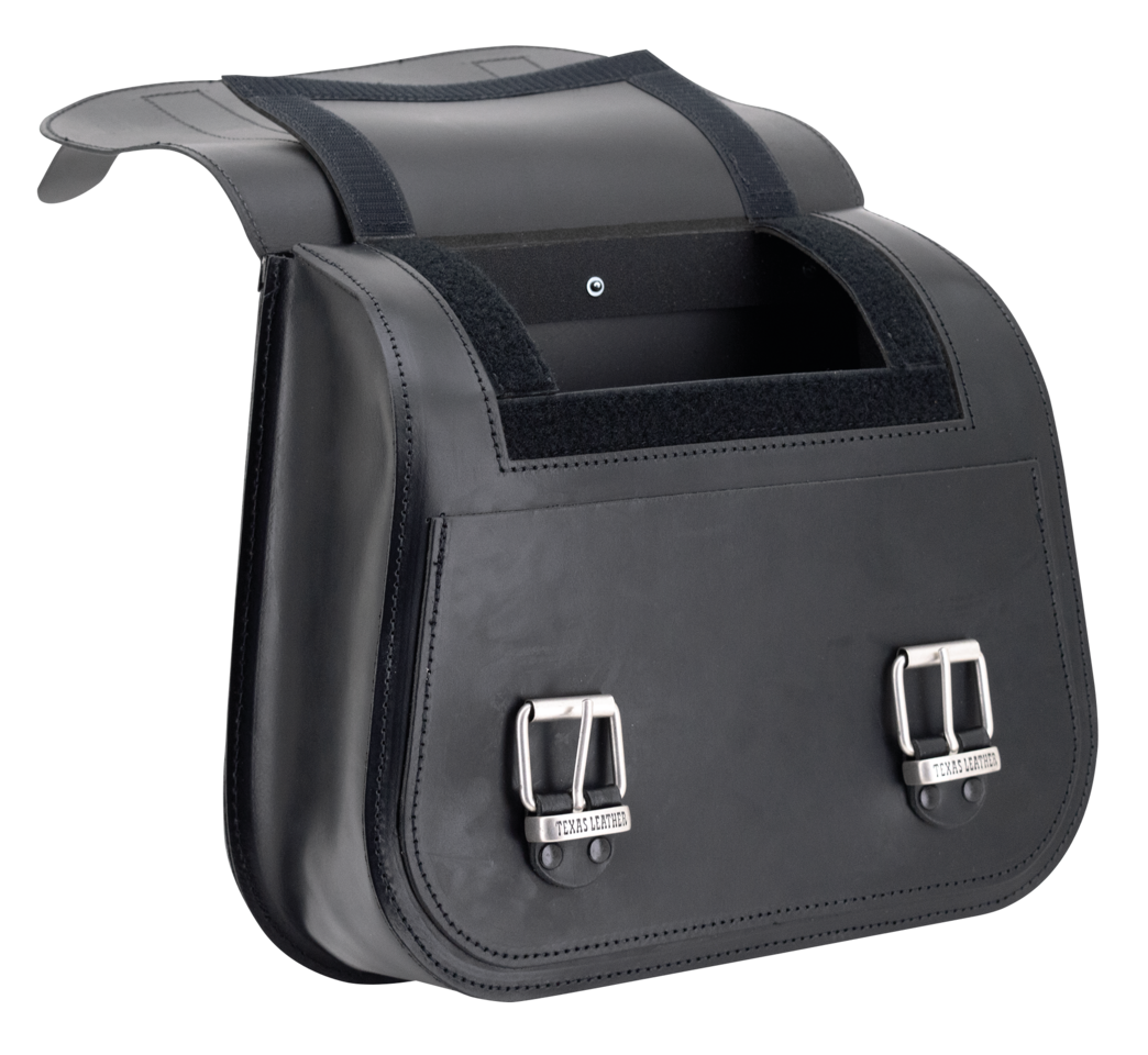 TEXAS LEATHER MEDIUM SIDE SADDLEBAG - view 1