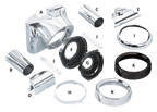 HEADLIGHT HOUSING CONVERSION KIT FOR HERITAGE SOFTAIL AND FAT BOY - view 2