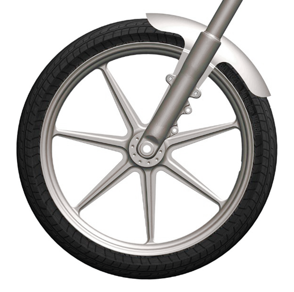 RICK'S 21" & 23" FRONT FENDERS FOR MILWAUKEE EIGHT FAT BOY Secondary image