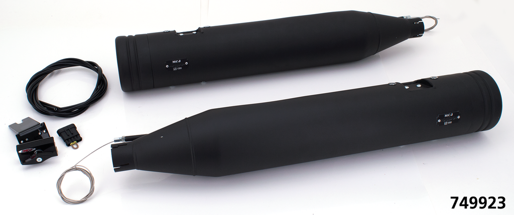 MCJ ADJUSTABLE EXHAUSTS FOR TOURING - view 1