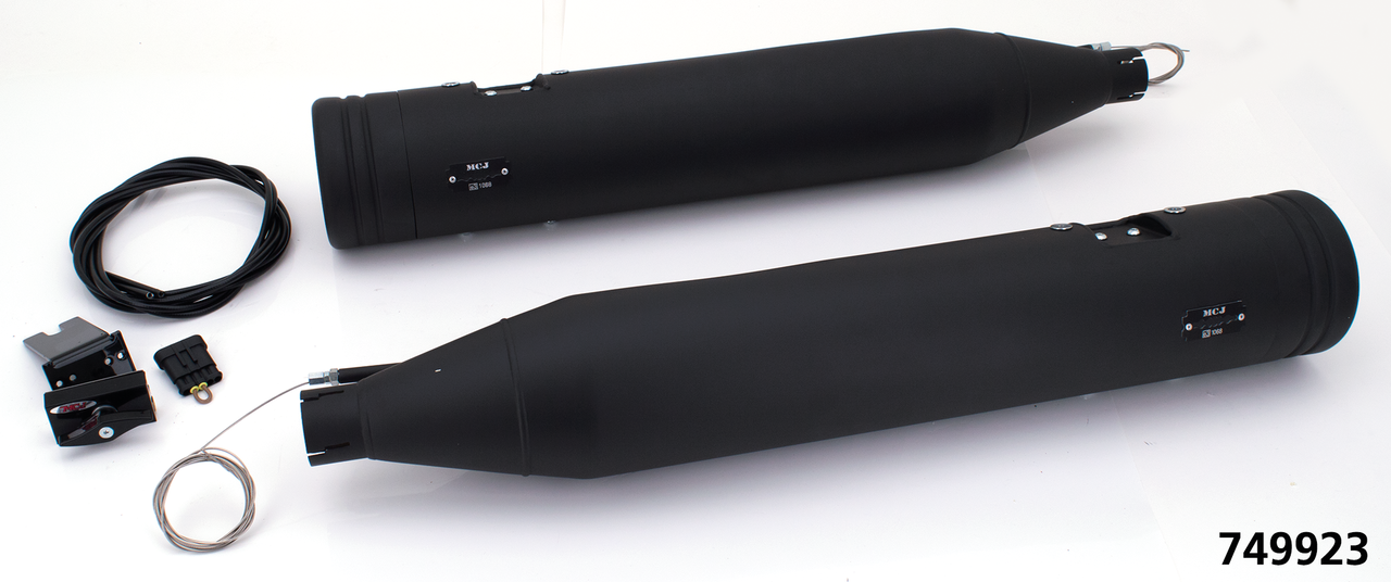 MCJ ADJUSTABLE EXHAUSTS FOR TOURING - view 1
