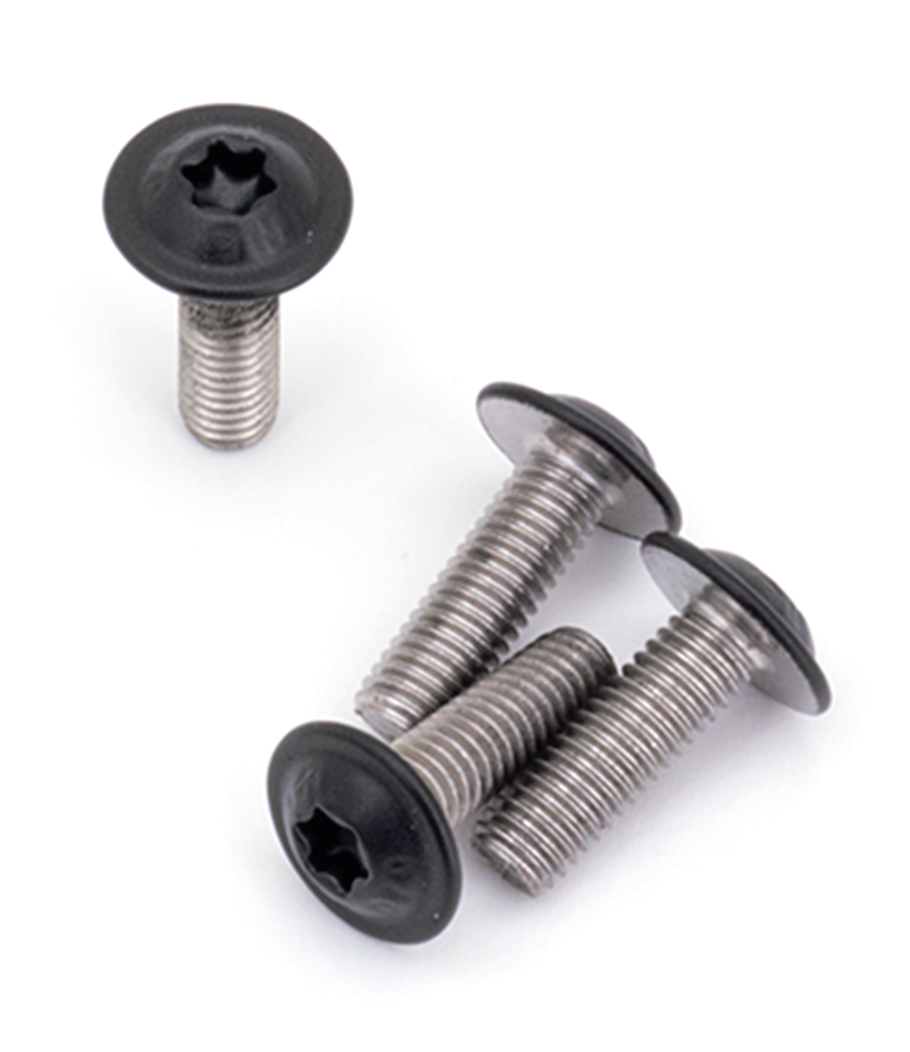 BLACK STAINLESS HEAT SHIELD SCREWS FOR SPORTSTER S - view 1