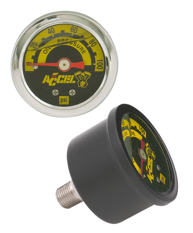 ACCEL LIQUID-FILLED OIL PRESSURE GAUGE - view 3