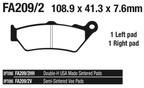 EBC FRONT DISC BRAKE PADS - view 1
