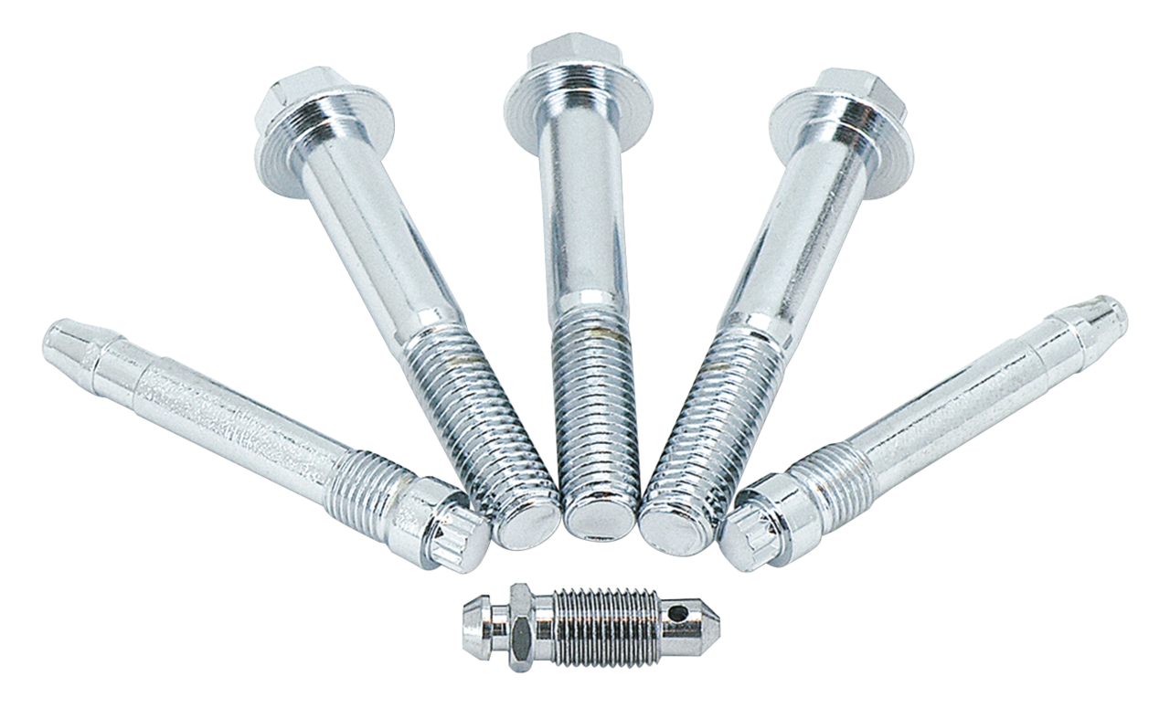 CHROME FRONT AND REAR BRAKE CALIPER HARDWARE Secondary image