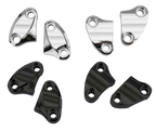CHROME PLATED EARLY STYLE RISER CLAMPS - view 2