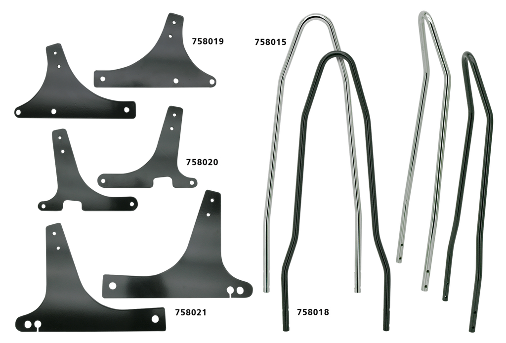 WESTLAND CUSTOMS RIGID MOUNT SISSY BARS - view 2