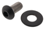BLACK STAINLESS STEEL AIR CLEANER COVER SCREWS - view 1