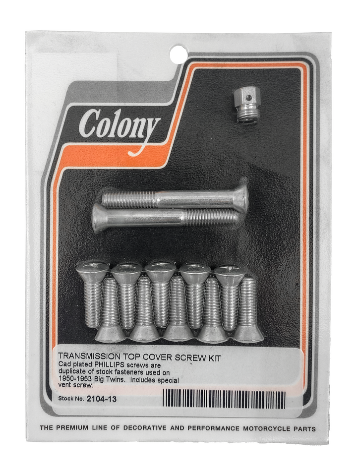 TRANSMISSION TOP COVER SCREW KIT FOR 4 SPEED BIG TWIN - view 1 Main image