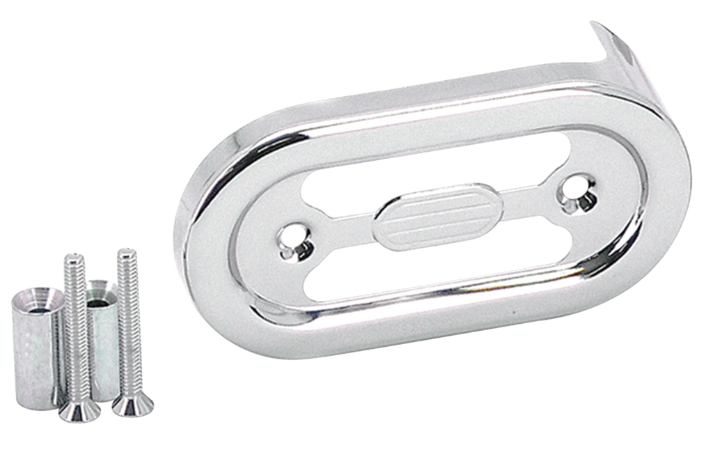 CHROME PLATED OVAL SHAPED REGULATOR COVERS - view 1