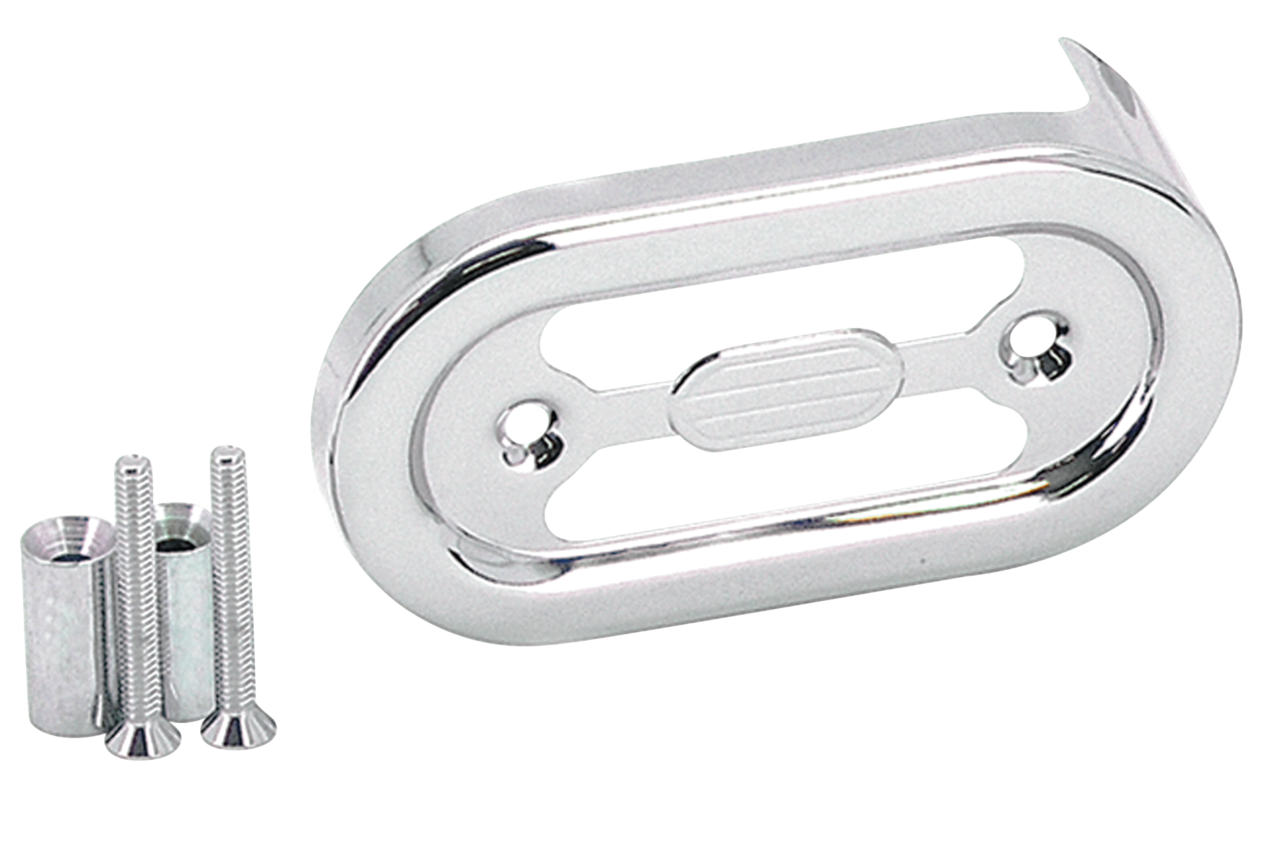 CHROME PLATED OVAL SHAPED REGULATOR COVERS - view 1