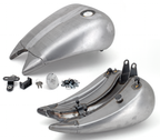 ONE PIECE 4" STRETCHED STEEL SMOOTH TOP GAS TANK FOR SOFTAILS - view 1