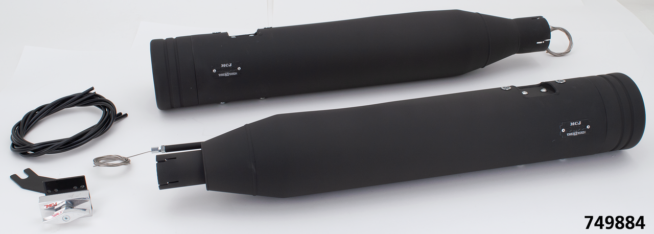 MCJ ADJUSTABLE EXHAUSTS FOR TOURING - view 1 Main image