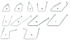 CHROME SADDLEBAG SUPPORTS - view 1