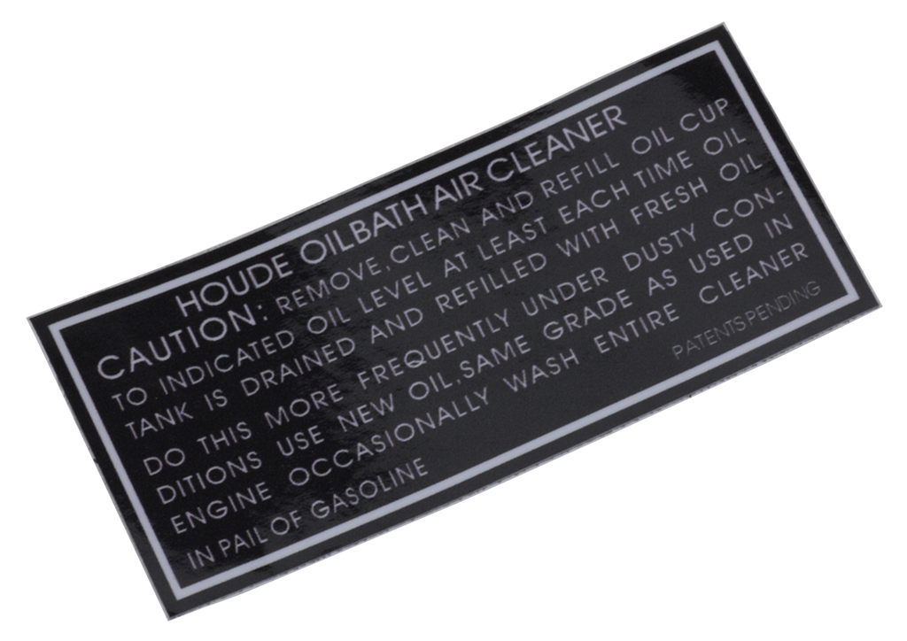 AIR CLEANER PARTS FOR WLA & WLC MODELS - view 1