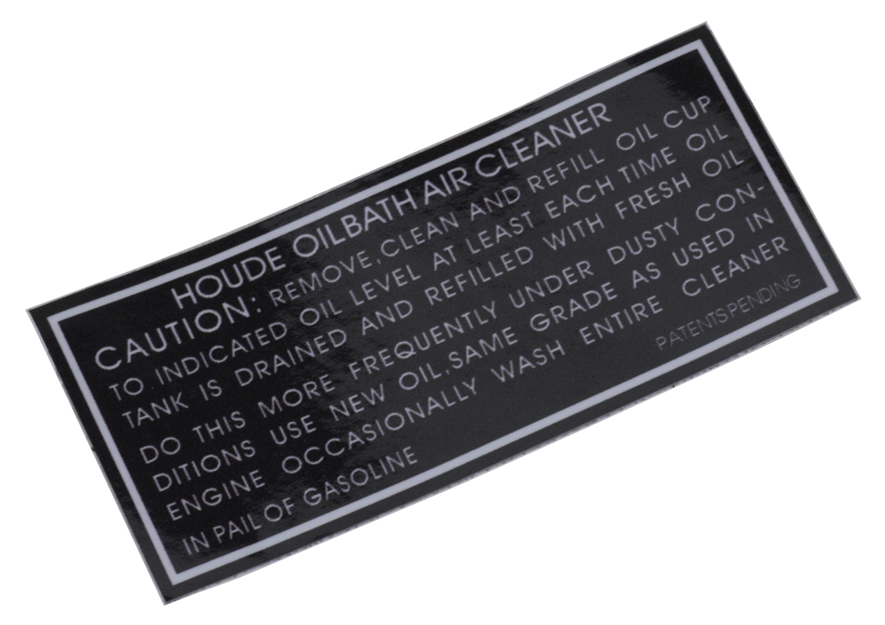 AIR CLEANER PARTS FOR WLA & WLC MODELS - view 1