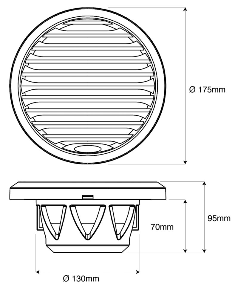 AQUATIC WATERPROOF SIX-AND-A-HALF INCH SPEAKERS - view 2