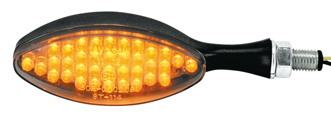 EU APPROVED BLACK LED TURN SIGNAL - view 1 Main image