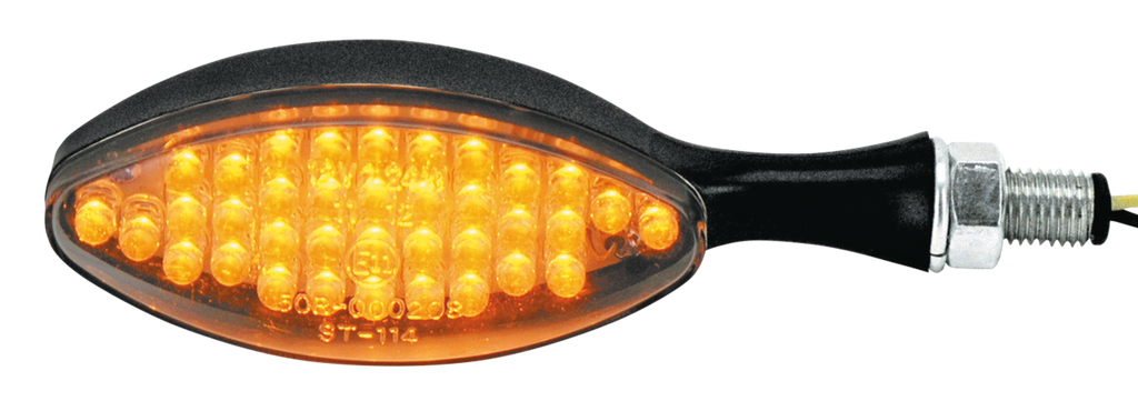 EU APPROVED BLACK LED TURN SIGNAL - view 1
