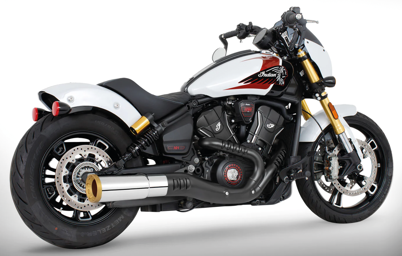 4" SLIP-ONS FOR INDIAN SCOUT 2025 TO PRESENT - view 1