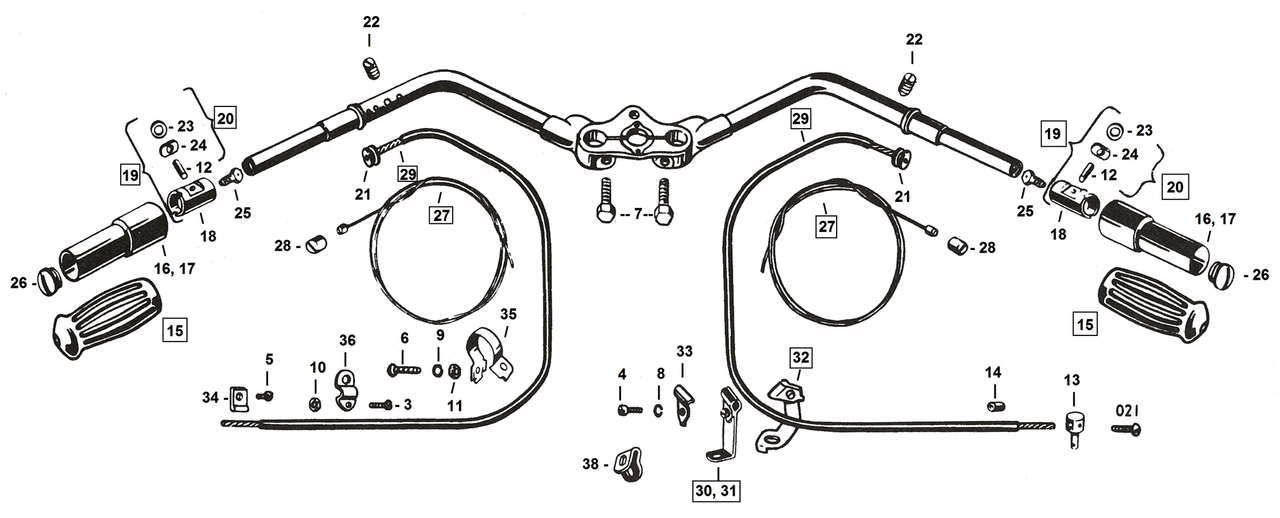IGNITION CICRUIT BREAKER AND DISTRIBUTOR PARTS FOR 1930-1969 MODELS - view 2