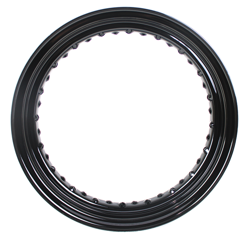 BLACK STOCK REPLACEMENT DROP CENTER RIMS - view 1