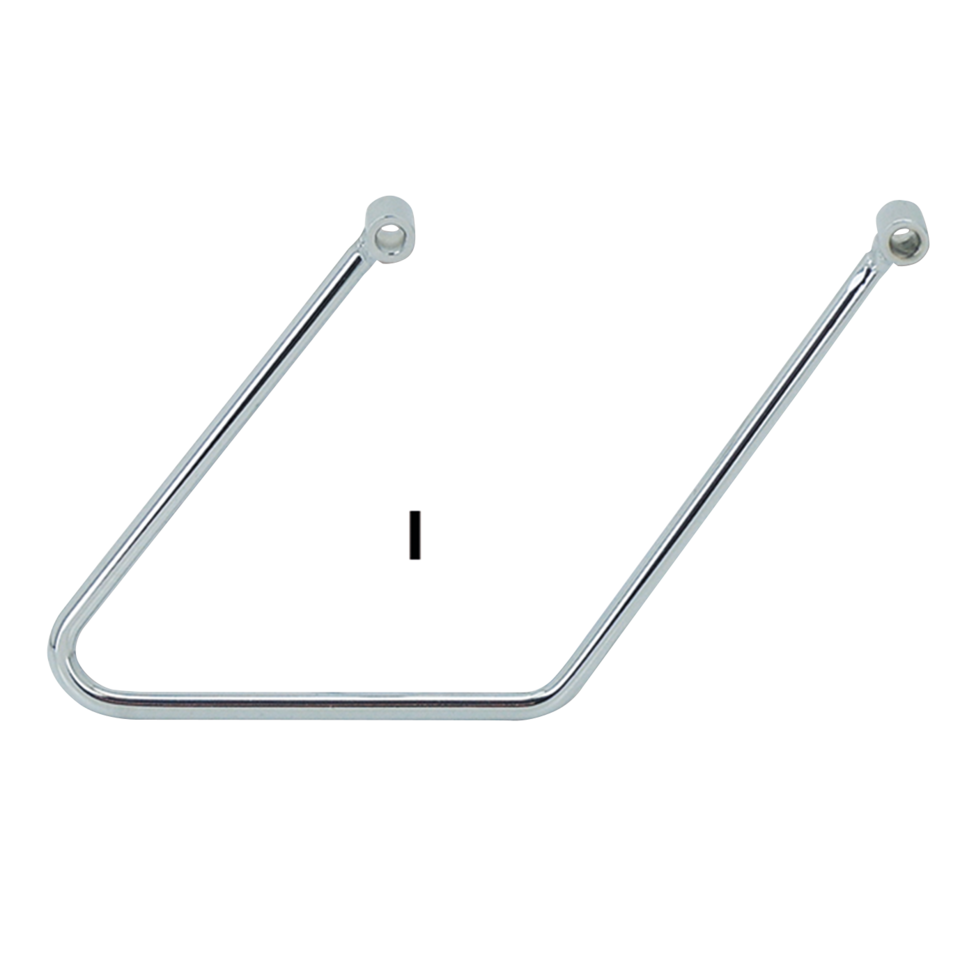 CHROME SADDLEBAG SUPPORTS - view 2