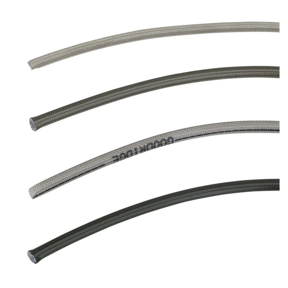 GOODRIDGE ULTIMATE STAINLESS STEEL BRAIDED BRAKE AND CLUTCH LINES WITH ALL CHROME OR STAINLESS STEEL FITTINGS Secondary image