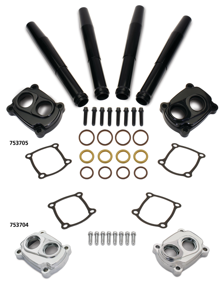 JIMS LOW PROFILE TAPPET COVERS FOR MILWAUKEE EIGHT - view 1