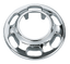 CHROME-PLATED SLOTTED WHEEL HUB COVER - view 1