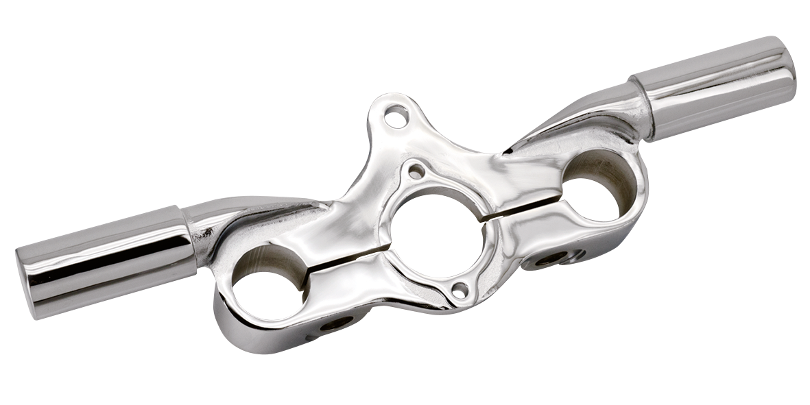 V-TWIN TRIPLE TREE CLAMPS FOR EARLY SPRINGERS - view 2