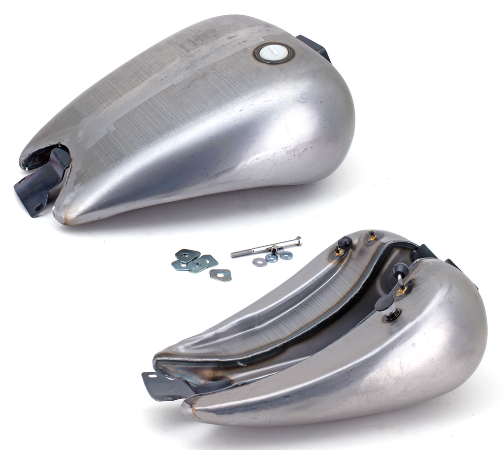 ONE PIECE STRETCHED SMOOTH TOP STEEL GAS TANK FOR FXR - view 1