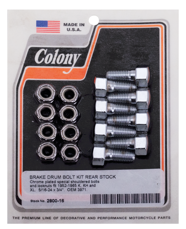 COLONY BRAKE DRUM BOLT KITS - view 1